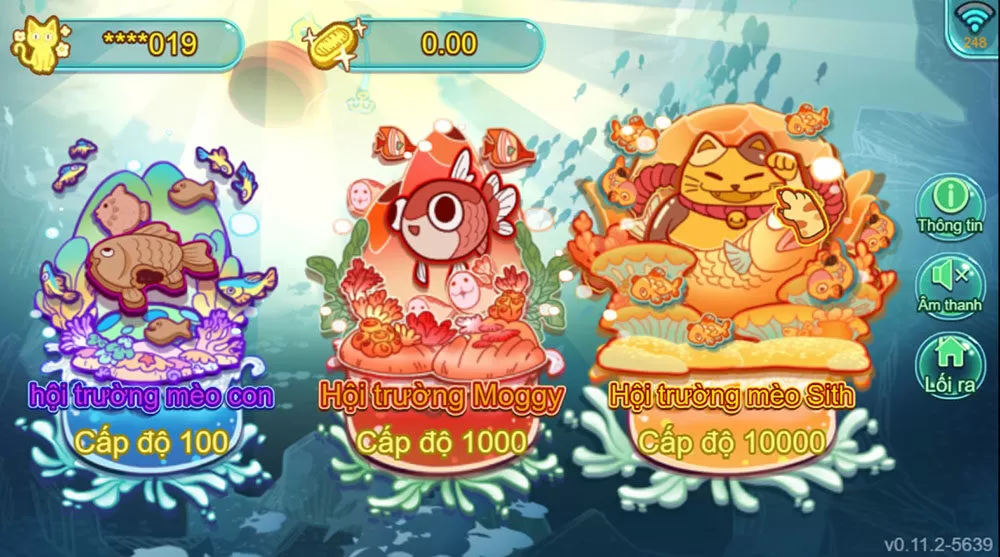 Kỹ năng thắng game Mèo bắt cá K8cc