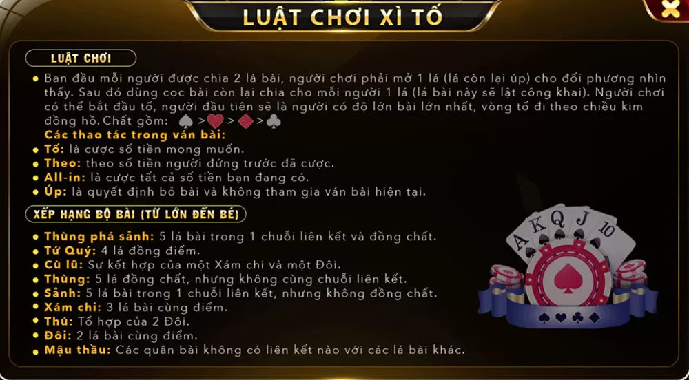 Những chỉ dẫn cụ thể chơi Xì tố K8cc hay